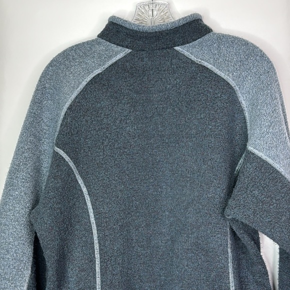 Kuhl Alfpaca Fleece Blue Polyester Full Zip Sweatshirt XL - Picture 5 of 9